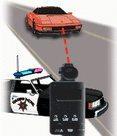 police radar, speeding ticket,  laser gun, police laser gun,